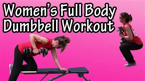 Dumbbell Full Body Workout For Women Beginners Dumbbell Exercises For