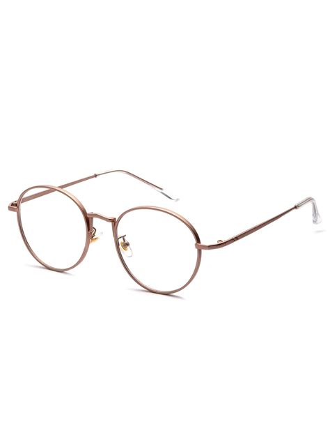 Rose Gold Delicate Frame Clear Lens Glasses Emmacloth Women Fast Fashion Online