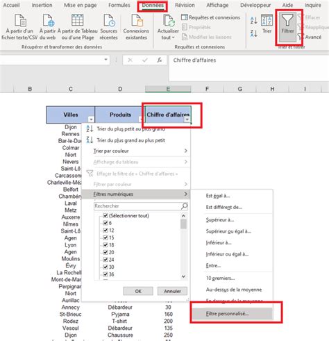 Comment Utiliser Un Filtre Personnalisé Dans Excel Avec Plus De 2 Critères Espritacademique