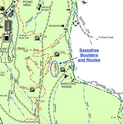 Kanawha State Forest Hunting Map - Printable Map