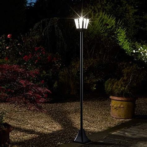 Guaranteed4less Led Garden Lights Lamp Post Solar Powered Lantern Patio Pathway Walkway Outdoor