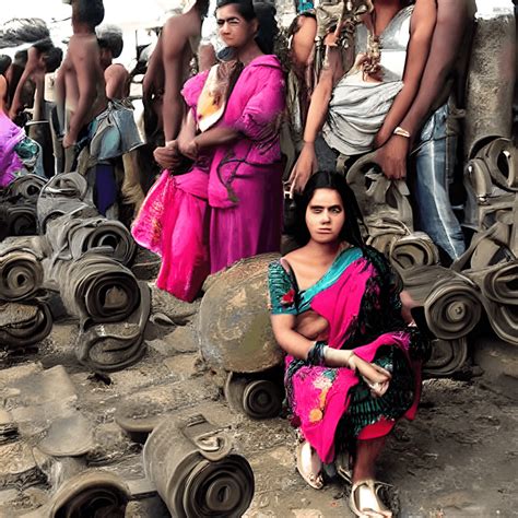 Valientes y hermosas mujeres laboristas de Bangladesh con bíceps más