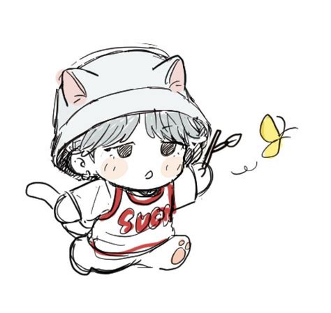 Min Yoongi Bts Chibi Chibi Dibujos Bonitos