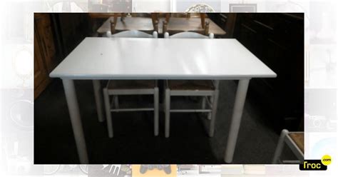 Achat Tables De Cuisine Blanche Occasion Ahuy Troc