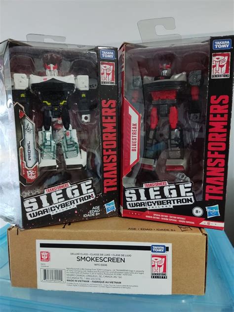 Transformers Prowl Bluestreak Smokescreen Hobbies And Toys Toys And Games On Carousell