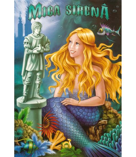 Mica Sirena Carte Cu Ilustratii Color Bilingv Roman Englez The