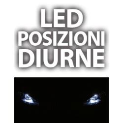 Lampade Luci Led Posizioni E Diurne CITROEN C5 Aircross Bianca 6000k