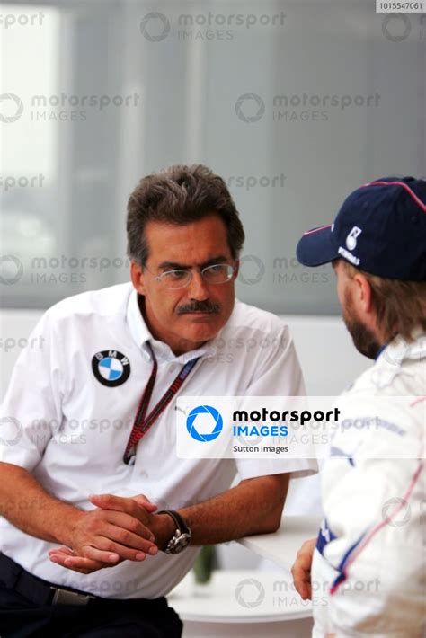 L To R Dr Mario Theissen Ger Bmw Sauber F Team Principal With