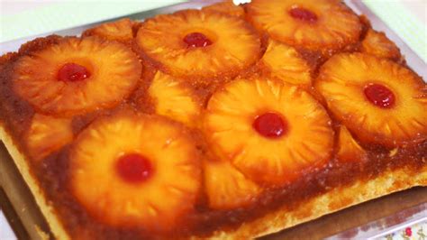 Bolo De Abacaxi Invertido Para O Caf Ou Lanche Pronto Em Minutos