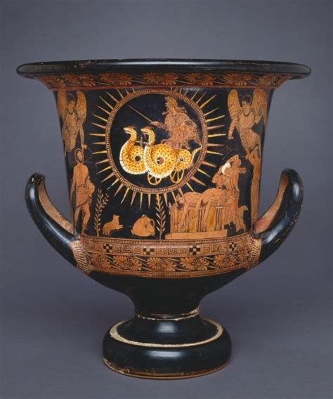 Lucanian Calyx Krater C 400 BC Attributed To Policoro Painter