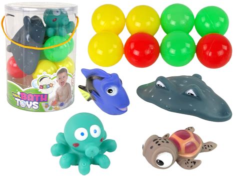 Set of rubber ball bath toys | Toys \ Bath toys