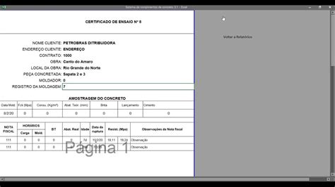 Laudo De Concreto Autom Tico Rompimento De Corpos De Prova Youtube