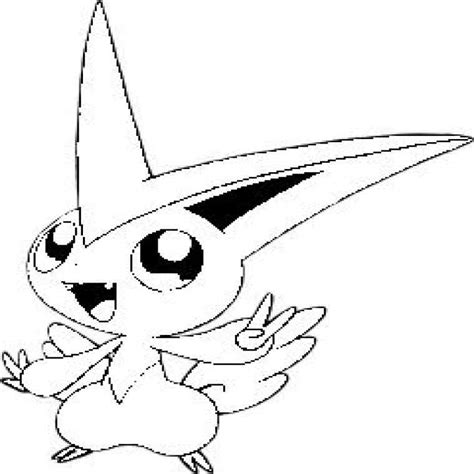 Victini Coloring Pages At Getcoloringscom Free Printable Colorings Images