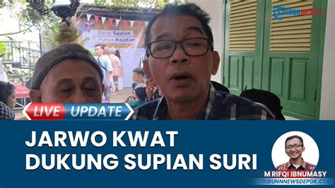 Komedian Kondang Jarwo Kwat Dukung Supian Suri Maju Cawalkot Depok Pada