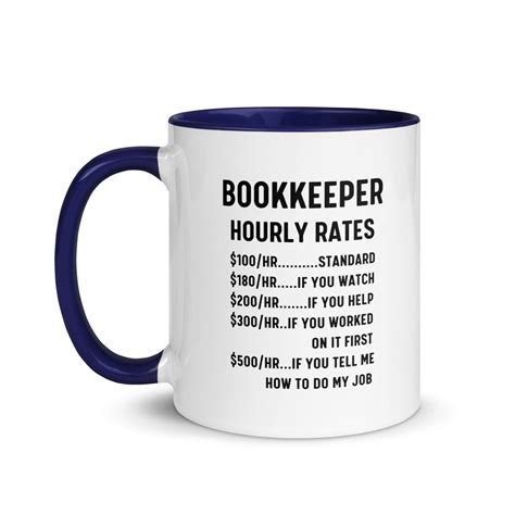 Bookkeeper Graduation T Funny Bookkeeper T Bookkeeping Mug