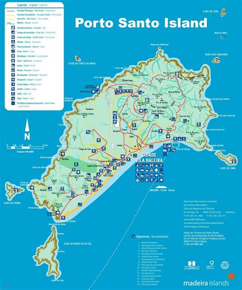 Porto Santo Island Map - Ontheworldmap.com