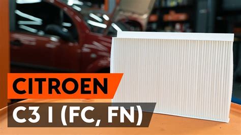 How To Change Pollen Filter Cabin Filter On Citroen C Fc Fn