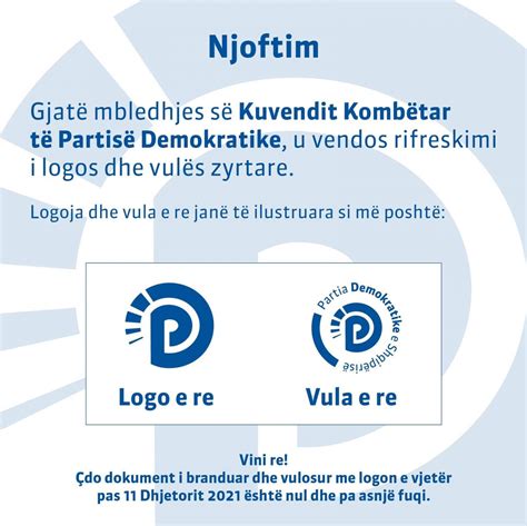 U miratua në Kuvendin e 11 dhjetorit Kjo është vula dhe logo e re e