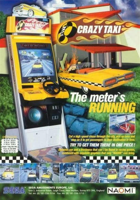 Pin By Daniel Diaz On Tablero Arcade Crazy Taxi Classic Video Games