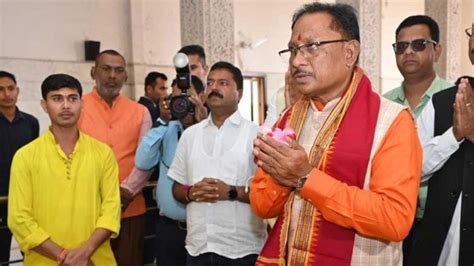 Vishnu Deo Sai Takes Oath As Chhattisgarh Chief Minister Sharma And Sao Sworn In As Deputies