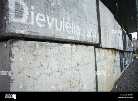 Seimas (Parliament) Building With Wall Used As Barricade Against Soviet ...