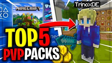 Top 5 Pvp Texture Packs Für Mcpe 😍 Minecraft Bedrock Ps4 Xbox