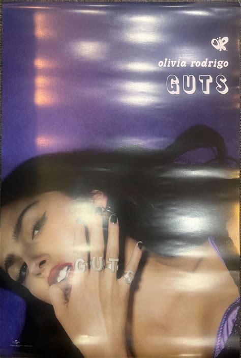 Olivia Rodrigo Guts Deluxe Edition With Big Poster 42cm X 58cm Hobbies