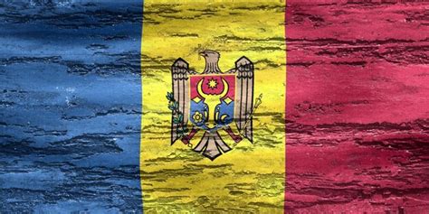 Premium Photo Moldova Flag Realistic Waving Fabric Flag