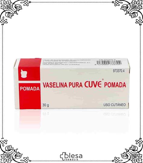 Pharmex Vaselina Pura Cuve Pomada Gr Blesa Farmacia