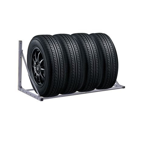 Heavy Duty Folding Tire Wheel Rack Tire Storage Holder Garage Wall