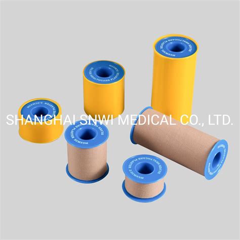 Medical Surgical Tapes Zinc Oxide Adhesive Plaster With Plastic Tin Can