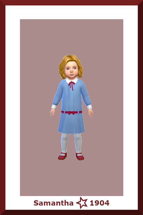 Alice Dress BGC Historical Fiction Sims In 2024 Sims 4 Decades