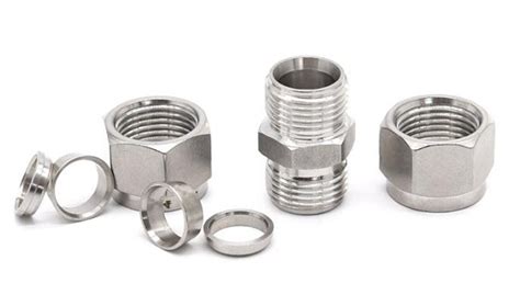 Stainless Steel Double Ferrule Connector Fittings