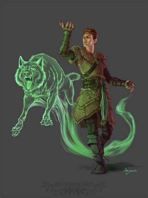 (1) [OC][ART] Just an Elf & Their Wolf - Tavetaan by AllieBriggsArt : DnD | Elf characters ...