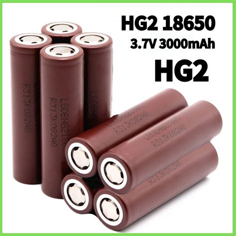 100 New Original HG2 18650 3000mAh Battery 18650HG2 3 6V Discharge 20A