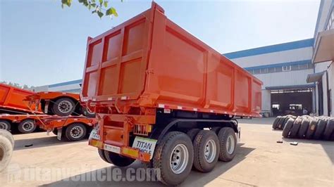 Axle Cbm Semi Tipper Trailer For Sale In Tanzania Dar Es Salaam