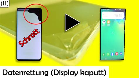 Display Kaputt Daten Retten YouTube
