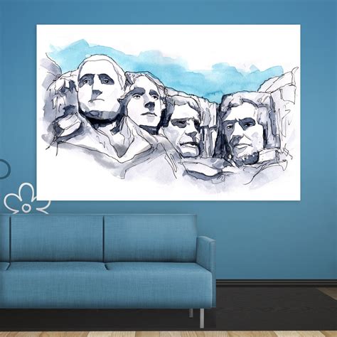 Mount Rushmore Drawing at PaintingValley.com | Explore collection of ...