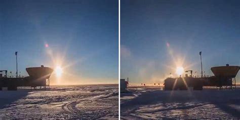 En el verano antártico el sol rodea el horizonte y nunca se pone Videos