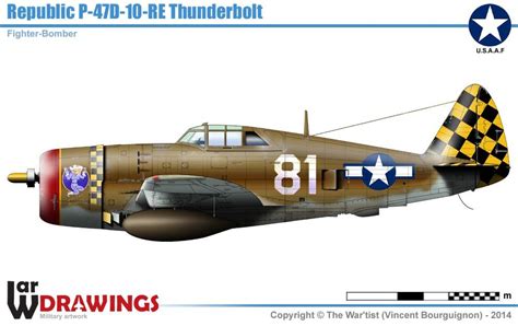 Republic P 47 Thunderbolt Paint Schemes