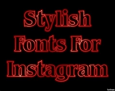 Stylish Fonts For Instagram Text Effect and Logo Design Font