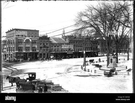 Central Square In Keene Nh Stock Photo Alamy