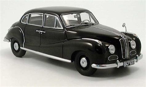 Diecast model cars Bmw 501 1/18 Autoart limousine black - Alldiecast.co.uk