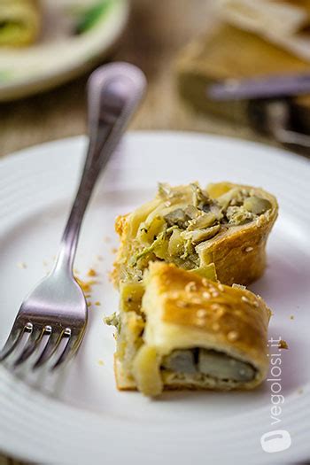 Strudel Salato Vegan Ai Carciofi Patate E Funghi CucinoFacile