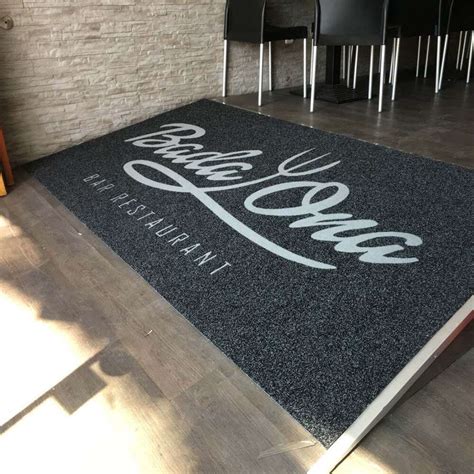 Alfombra Personalizada Con Logo En Coco Sint Tico Topmat