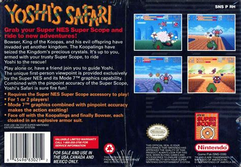 Yoshi's Safari (1993) SNES box cover art - MobyGames