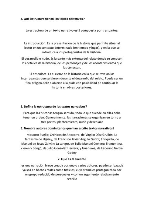 Texto Narrativo Pdf