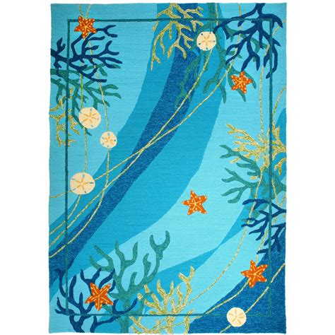 Underwater Coral Starfish Indoor Outdoor Rugs In 2021 Underwater