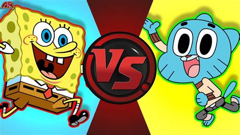 SPONGEBOB SQUAREPANTS Vs GUMBALL WATTERSON Nickelodeon Vs Cartoon