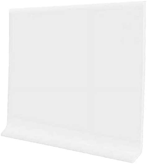 Proflex White Vinyl Wall Base 4 Inch X 80 Ft Wall Base Trim With